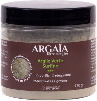 Argaia Grüne Tonerde - Superfein 170g