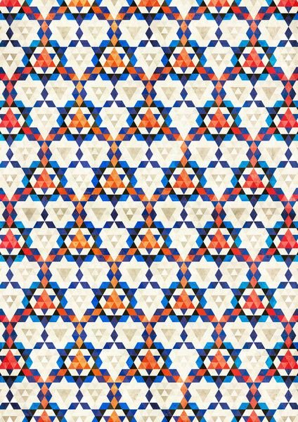 Photocircle Poster / Leinwandbild - Bohemian Moroccan Pattern