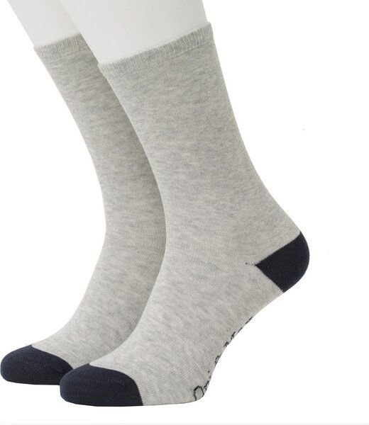 Opi & Max Contrast Heel and Toe Office Sock