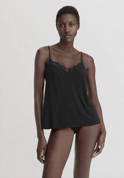hessnatur Spaghetti-Top mit Spitze Regular aus TENCEL Modal