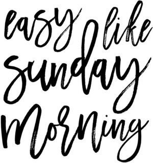 Photocircle Poster / Leinwandbild - Easy Like Sunday Morning