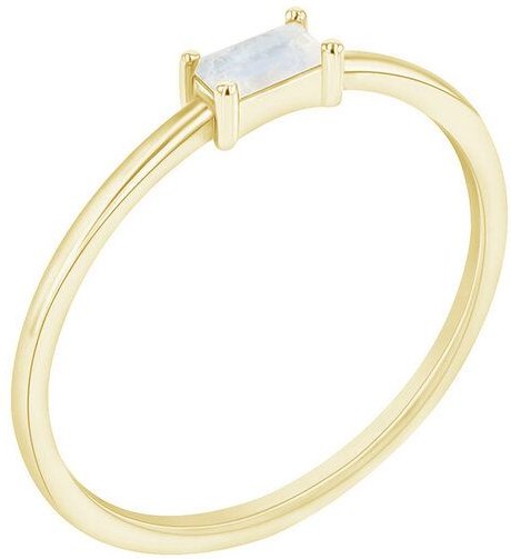 Eppi Ring mit Mondstein in Baguette-Form Koos