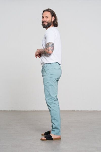 Feuervogl fv-Las:se | Chino | Soft Cotton | Slim Fit