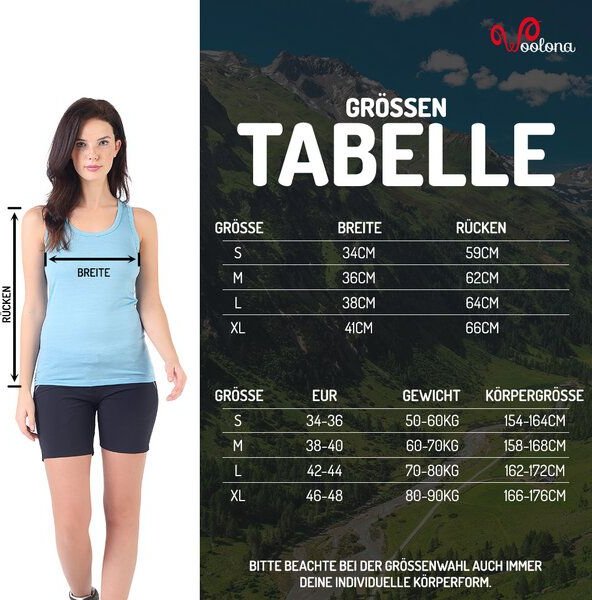 Thumbnail - Woolona Tanktop - RANI - 100% Merinowolle