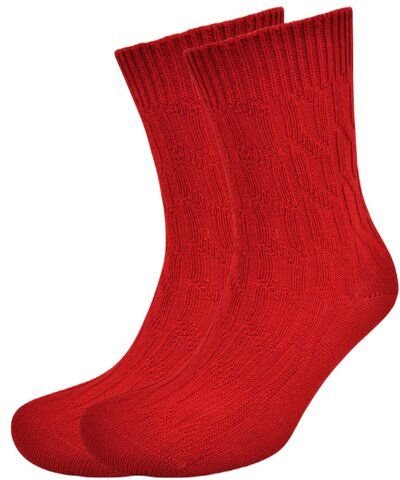 BLS Organic 2er Pack Jaquard Design GOTS zertifizierte Bio-wolle Kinder Socken