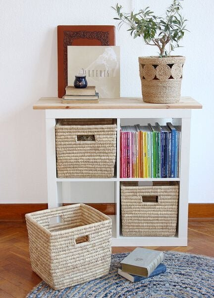 GLOBO Fair Trade Korb REGAL, Palmbatt