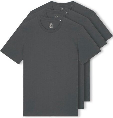 YTWOO 3er Pack Iconic Basic Unisex T-Shirt aus 100% Biobaumwolle|Essential Farben|Fair|Nachhaltig