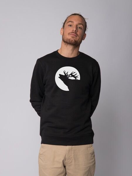watapparel Sweatshirt Unisex Röhrender Hirsch