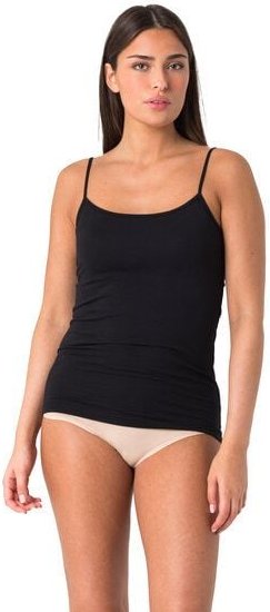 Elsie Unterhemden Damen 3er Set Spaghetti Top - Tank Top mit Stretch