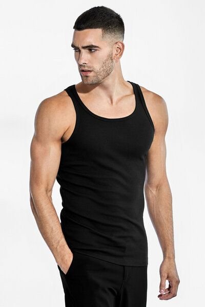 Bread & Boxers 2-Pack Tanktops RIBBED aus Bio-Baumwolle