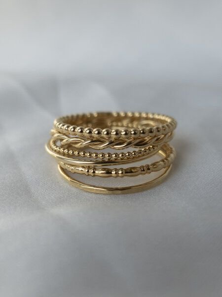 ST'ATOUR ALEXIA III – Set aus 6 Stapelringen