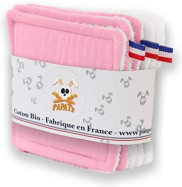PAPATE Waschbare Tücher aus Bio-Baumwolle