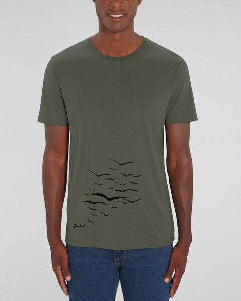 Human Family Bio Unisex T-Shirt "Create - Free Birds" in verschiedenen Farben