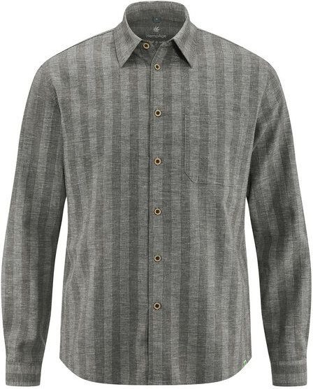 HempAge Gestreiftes Hemd Hanf/Biobaumwolle Casual Fit