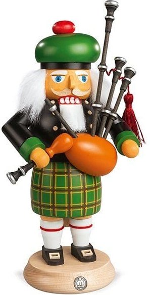 Müller Seiffen Müller Nussknacker Schotte mit Dudelsack 27 cm,