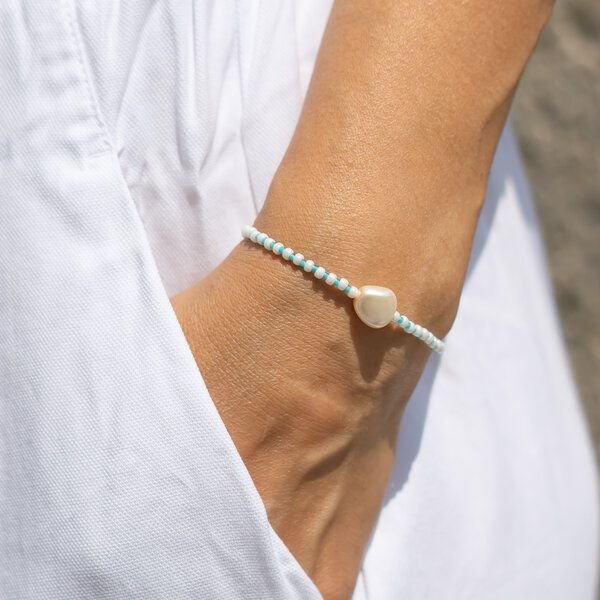 juni Sommer Perlenarmband Maui - vegan