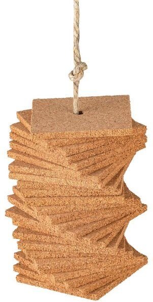 Kork-Deko Natürliche Kork-Schaukel: Spielzeug für Papageien und Wellensittiche | made in EU | nachhaltig, ökologisch
