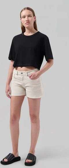 MUD Jeans Jeans Shorts - Shorty - aus einem Baumwolle/Elastan Mix