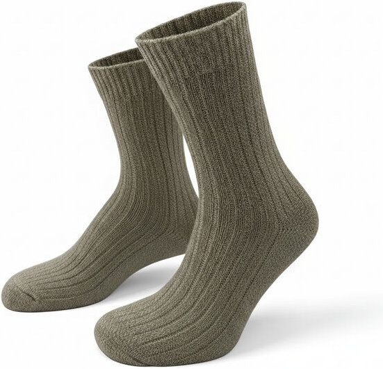 Opi and Max 3 oder 12 Paar Norweger Rillen Socken – GOTS-zertifizierte Baumwollsocken, 90% Bio-Baumwolle, Unisex für Män...