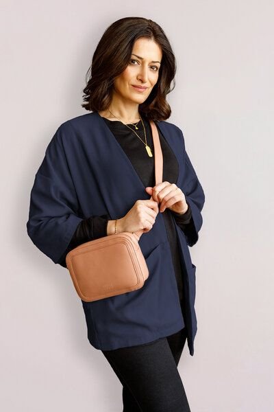 l'amour est bleu Kimono Jacke aus Tencel