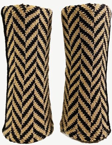 vincente Armstulpen im Fischgrätmuster