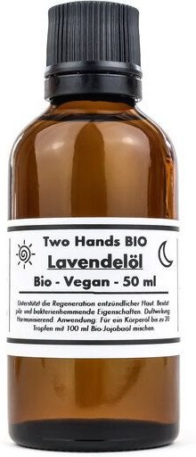 Two Hands BIO Lavendelöl - Bio - Vegan - 50 ml