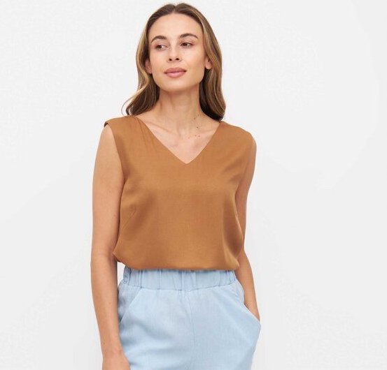 WiDDA berlin Bluse NENA in Curry senfgelb