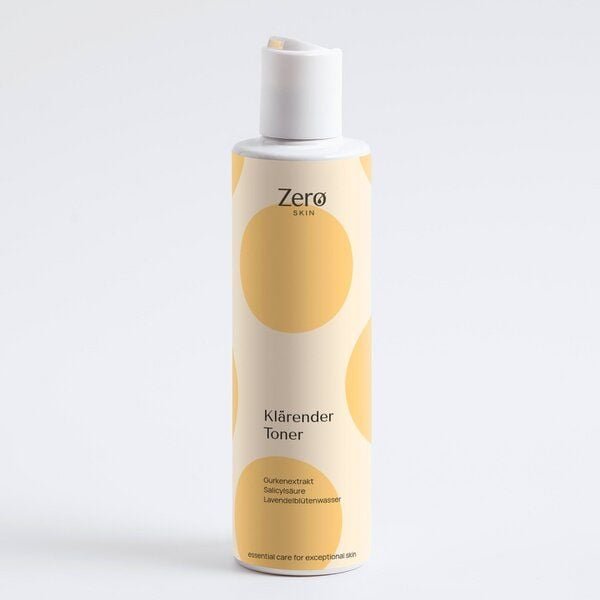 Zero Skin Klärender Toner mit Lavendelblütenwasser, Gurkenextrakt & Salicylsäure - 200 ml