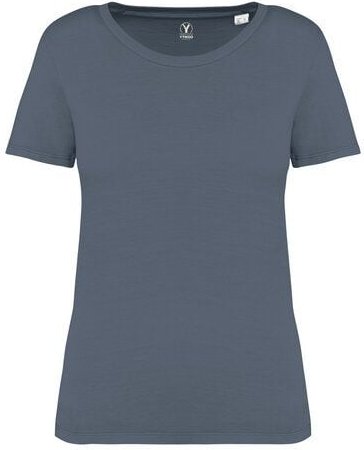 YTWOO Ausgewaschenes Damen T-Shirt aus 100% Bio-Baumwolle