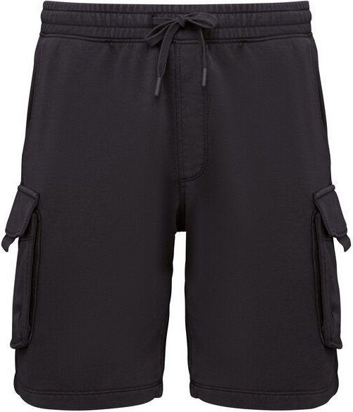 Greenspired Umweltfreundliche ausgewaschene French Terry Cargo-Shorts 300g/m² XS-3XL