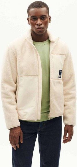 thinking mu Herren Übergangsjacke - Mitchel Ecru - aus nachhaltigen Materialien