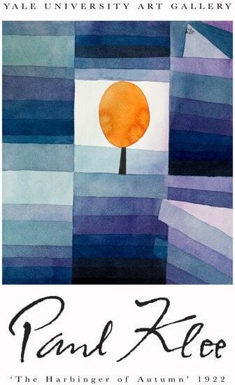 Photocircle Poster / Leinwandbild - The Harbinger of Autumn by Paul Klee
