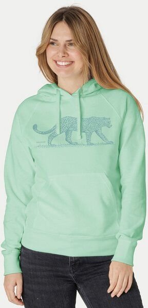 Thumbnail - Peaces.bio - handbedruckte Biomode Bio-Damen-Kapuzensweater Leopard