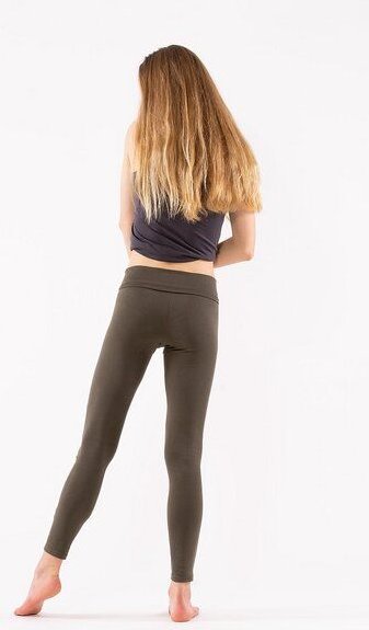 YOIQI Yoga Leggings aus Bio-Baumwolle mit hohem Bund