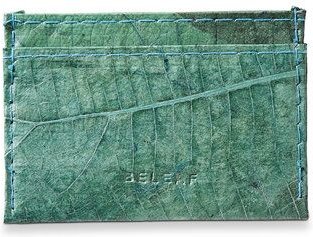 Thumbnail - BELEAF Veganes Kartenhalterportemonnaie "SLIM LEAF" aus Blattleder