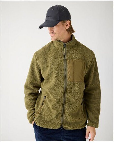 Thumbnail - KnowledgeCotton Apparel Lockere Fleecejacke mit Reißverschluss - receycelt - GRS/Vegan