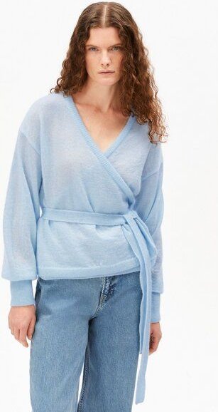 ARMEDANGELS MOHAIR BLEND WRAP Damen Strickjacke aus Mohair-Woll Mix