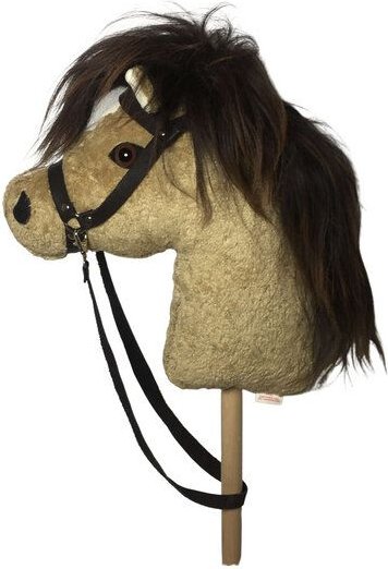 Pat und Patty Steckenpferd mini aus 100 % Baumwolle kbA mit Stab aus Buchenholz