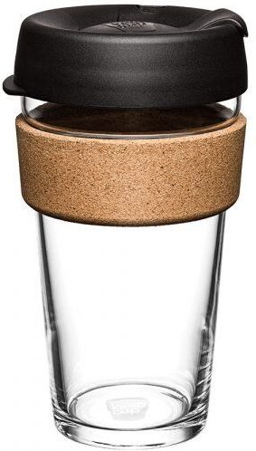 KeepCup L - BREW CORK – Coffee to go Becher aus Glas mit Korkband - 454ml