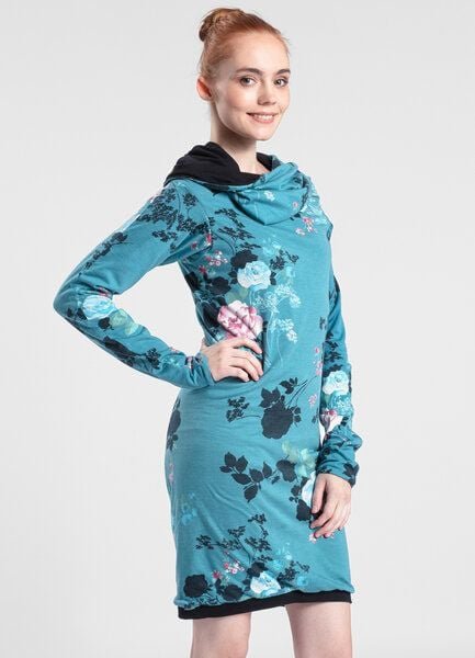 Thumbnail - LASALINA 4inONE Blumenkleid & Pullover in Einem!