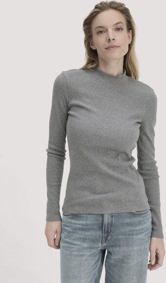 hessnatur Rib Longsleeve Slim aus Bio-Baumwolle