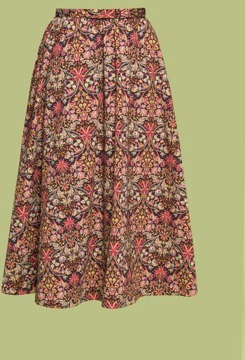 Atelier SNOW Wickelrock aus Bio-Baumwolle mit Muster