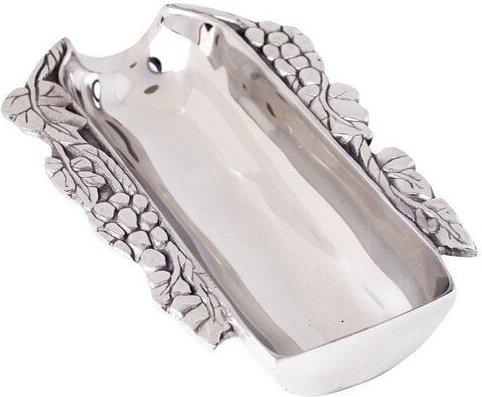 Mitienda Shop Weinflaschenhalter aus Zinn "Wine Leaf"