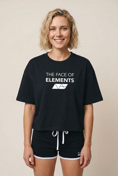 THE FACE OF ELEMENTS BOLD - RELAXED BOXY FIT T-SHIRT AUS BIO-BAUMWOLLE