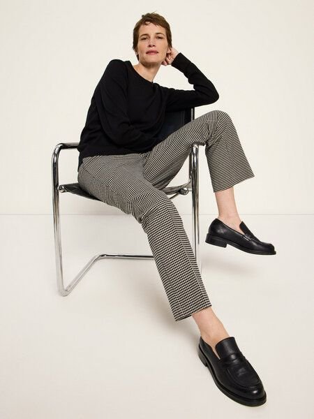 LANIUS Hahnentritt Hose (GOTS)