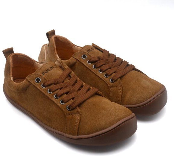 Pololo Barfuß Sneaker für Erwachsene, chromfrei gegerbtes Leder