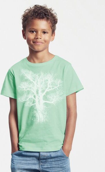 Peaces.bio - handbedruckte Biomode Bio-Kinder T-Shirt Chestnut