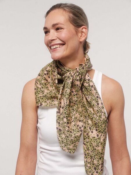 Thumbnail - LANIUS Tuch Print Flower Field aus TENCEL