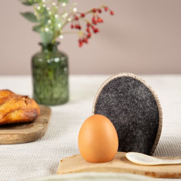 nahtur-design Eierwärmer "Haube" aus reiner Schurwolle