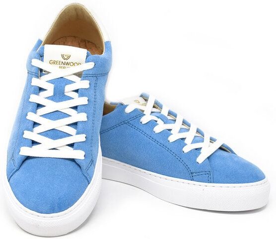 Greenwood Berlin GWB Sneaker Unisex eve Suede hellblau